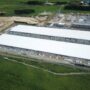 北海道の送電事業者が自前で建設する世界最大級のリチウムイオン蓄電池設備と新設送電網_蓄電池全体状況空撮